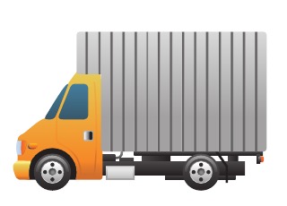 Truck illustration from the scale drawing example in the textbook